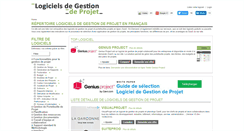 Desktop Screenshot of logicielsgestionprojet.fr