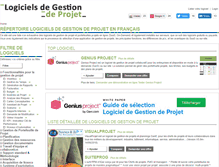 Tablet Screenshot of logicielsgestionprojet.fr